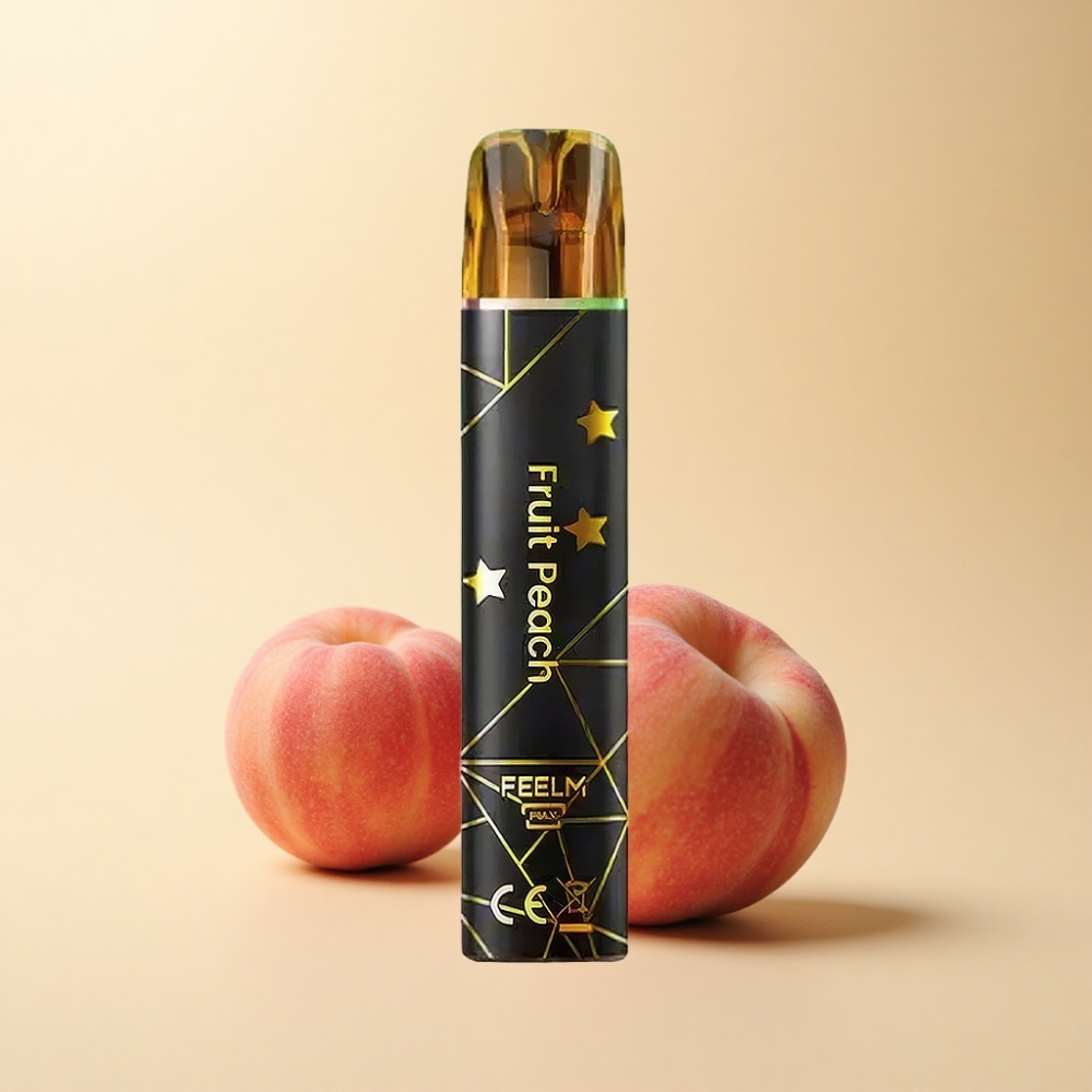 JNR Black&Golden 800 Puffs 550mAh Fersken