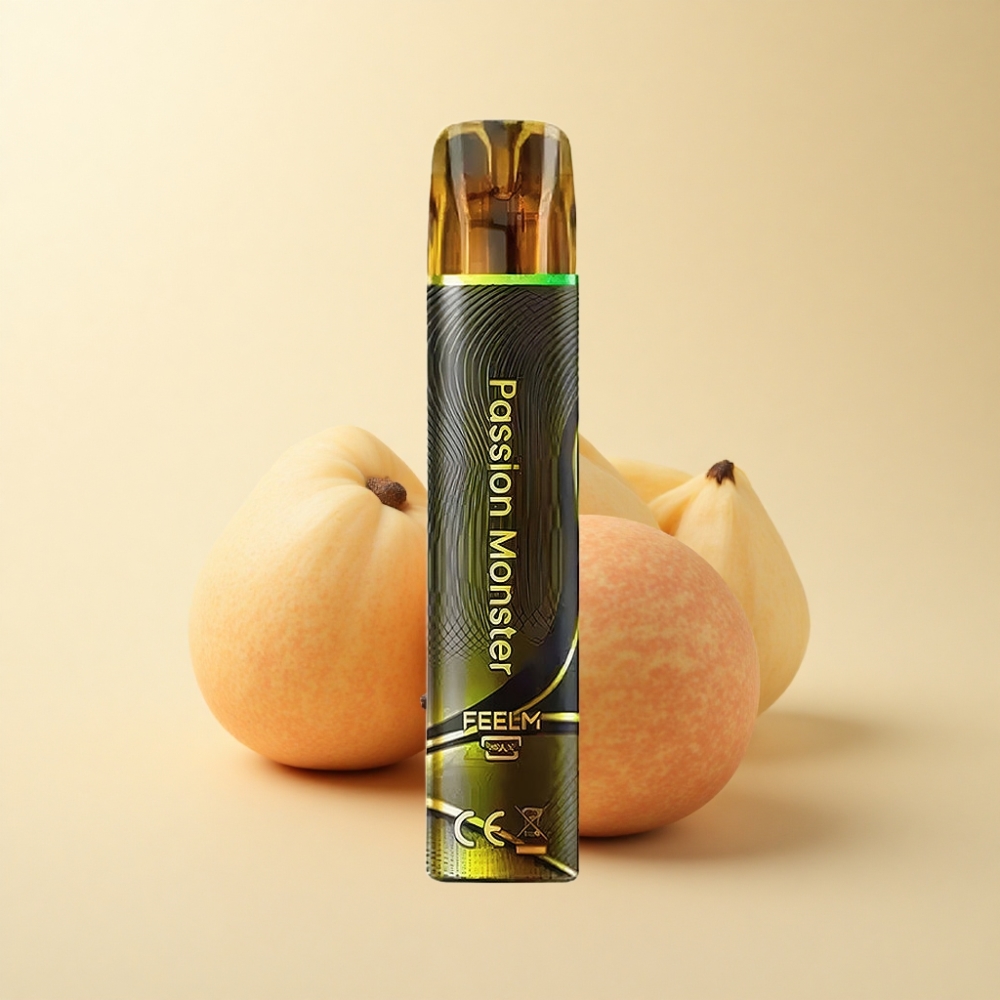 JNR Black&Golden 800 Puffs 550mAh Lidenskap Monster