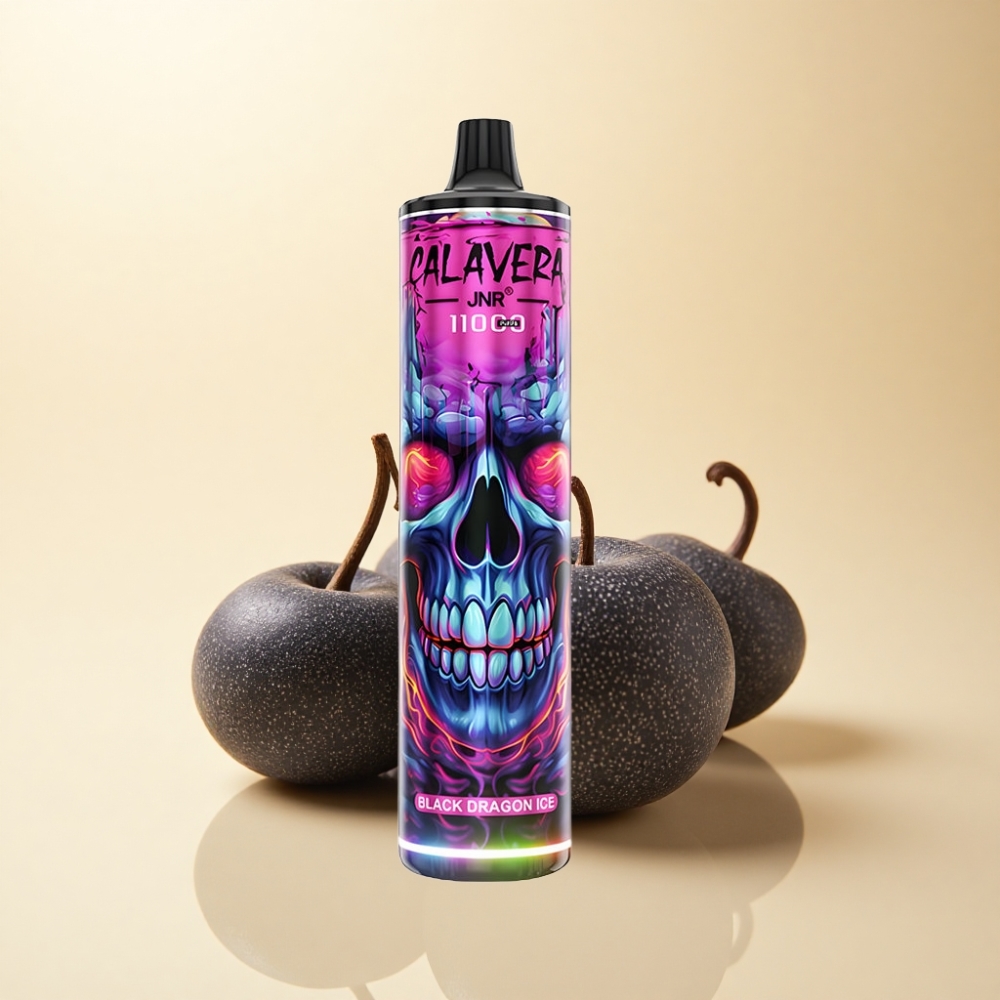 JNR Calavera 11000 Puffs 21ml Svart Drake Is