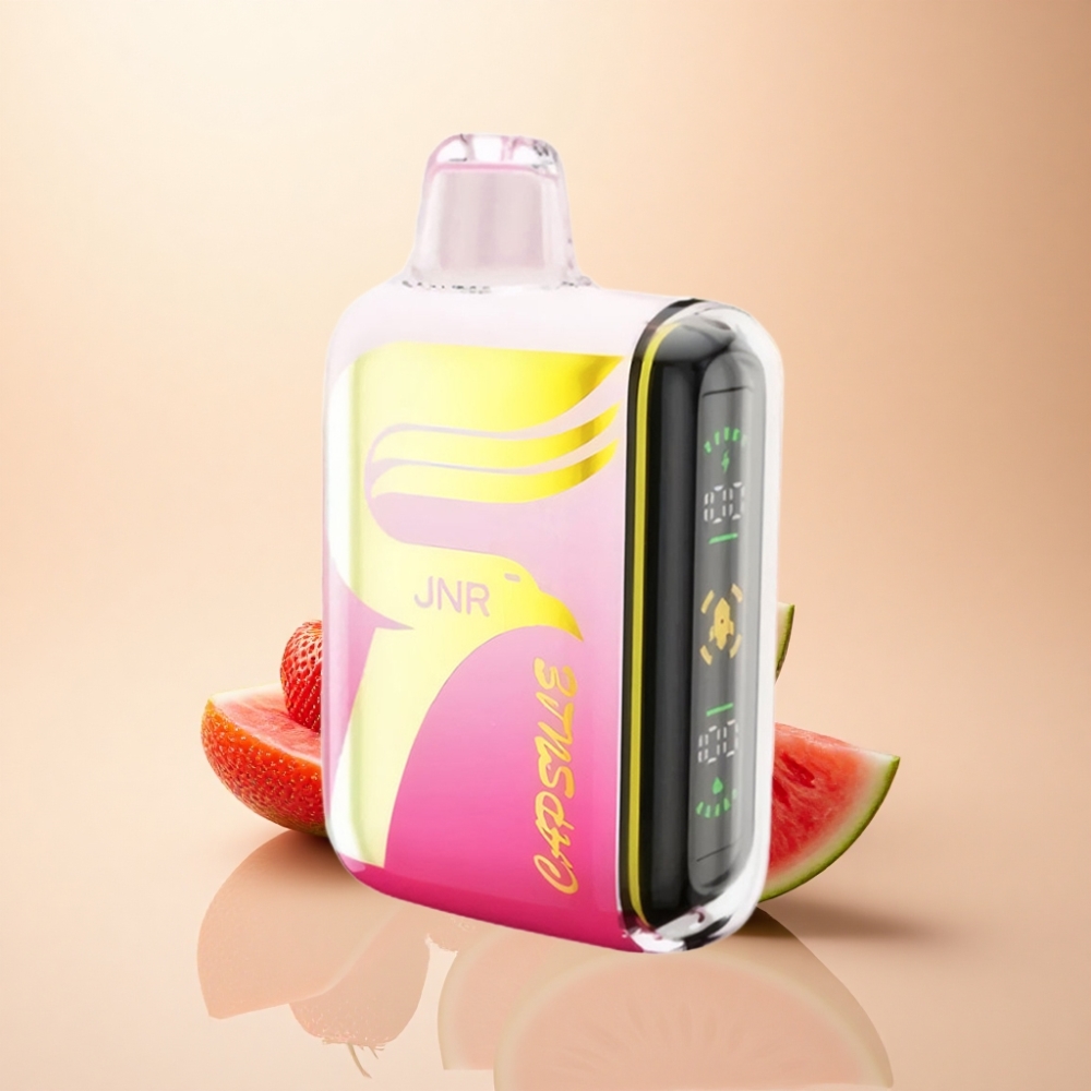 JNR Capsule 15000 Puffs 850mAh 20ml Jordbær Vannmelon Is