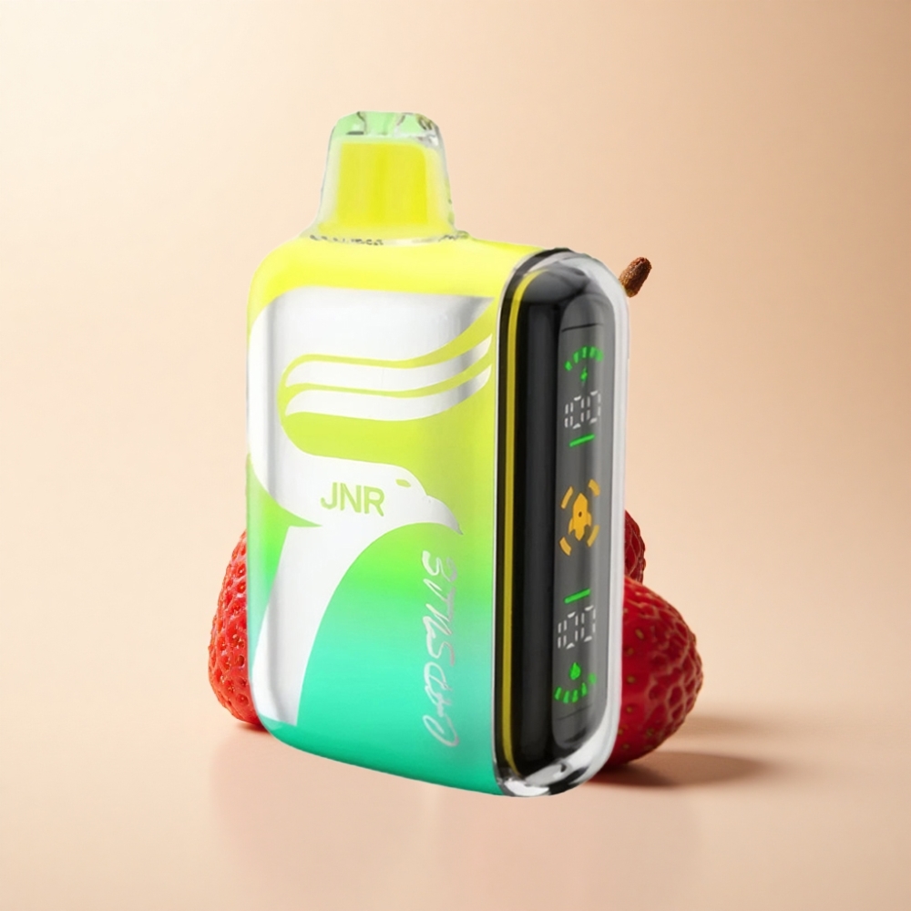 JNR Capsule 15000 Puffs 850mAh Jordbær Bringebær Kirsebær