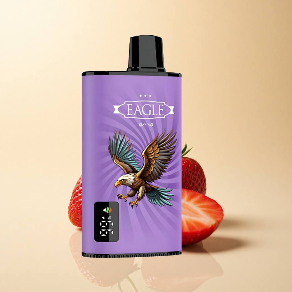 JNR EAGLE Smart 23000 Puffs Digital Skjerm Justerbar Luftstrøm Jordbær Kiwi