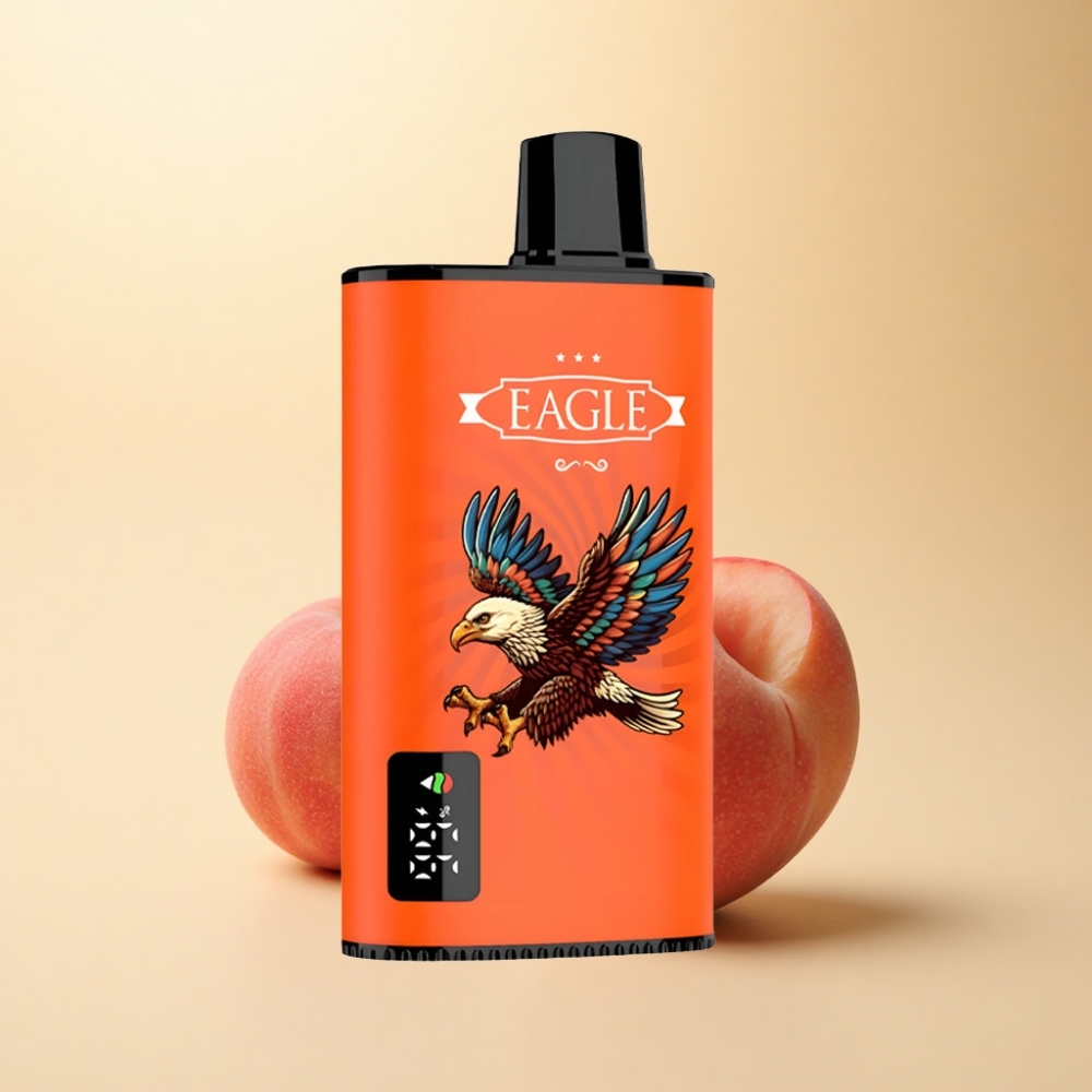JNR EAGLE Smart 23000 Puffs Digital Skjerm Justerbar Luftstrøm Saftige Ferskener