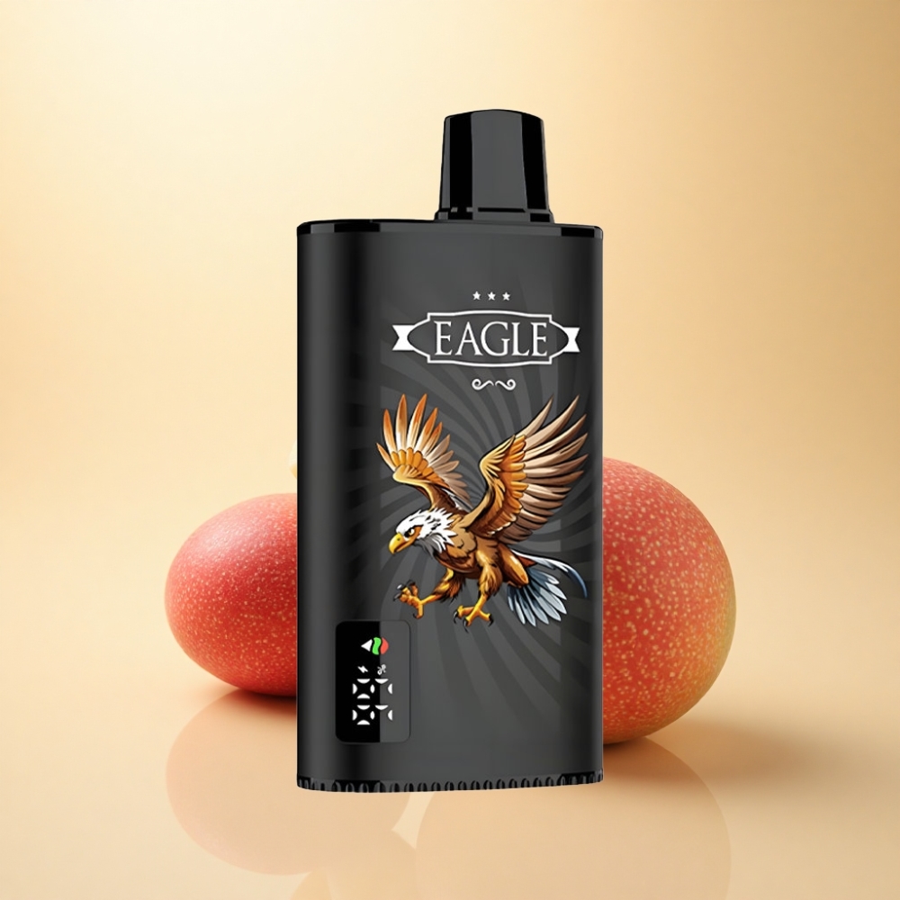JNR EAGLE Smart 23000 Puffs Digital Skjerm Justerbar Luftstrøm Solbær Mango Is