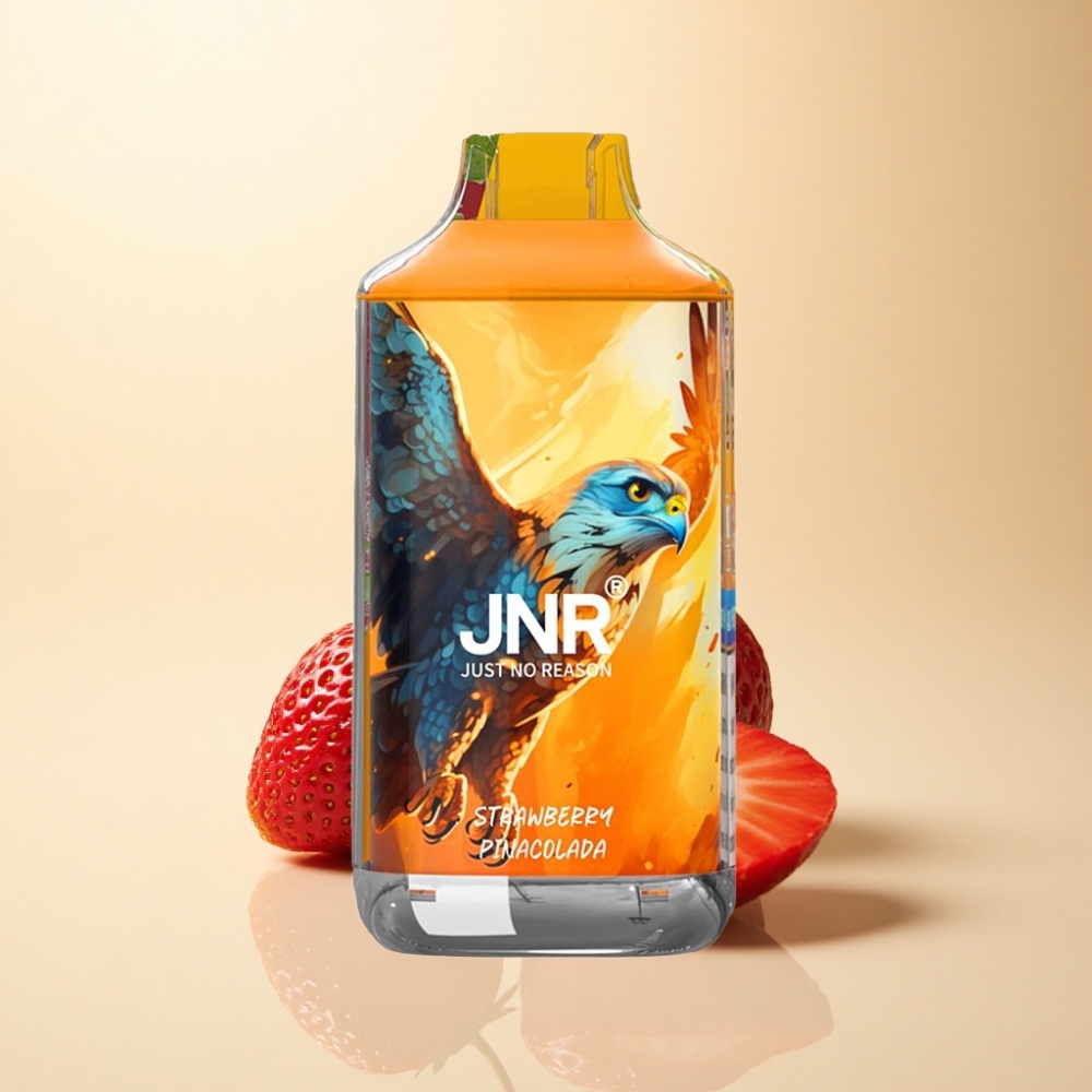 JNR Falcon 16000 Puffs 22ml Dual Mesh Jordbær Pina Colada