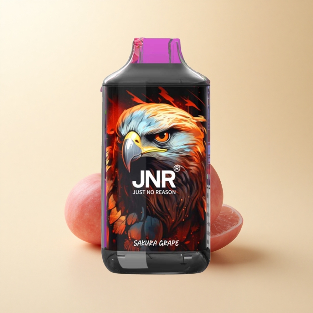 JNR Falcon 16000 Puffs 22ml Dual Mesh Sakura Drue