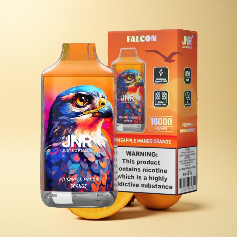 JNR Falcon 16000 Puffs 850mAh 22ml Ananas Mango Appelsin