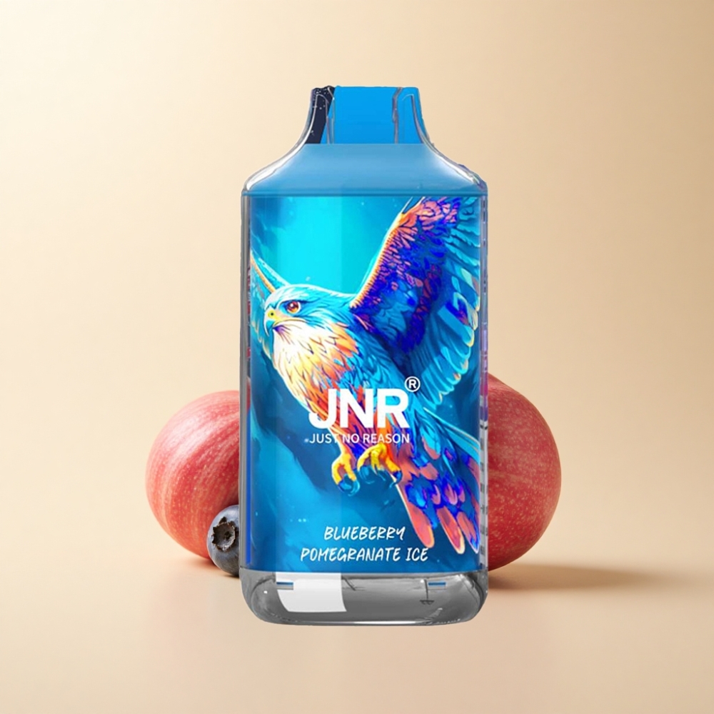 JNR Falcon 16000 Puffs 850mAh Type-C Blåbær Granate Is