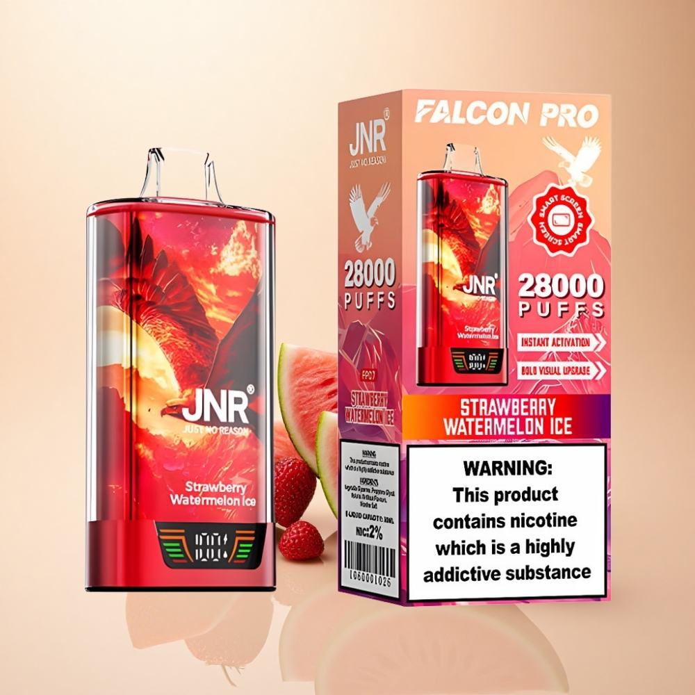 JNR Falcon Pro 28000 30ml 5% Jordbær Vannmelon Is