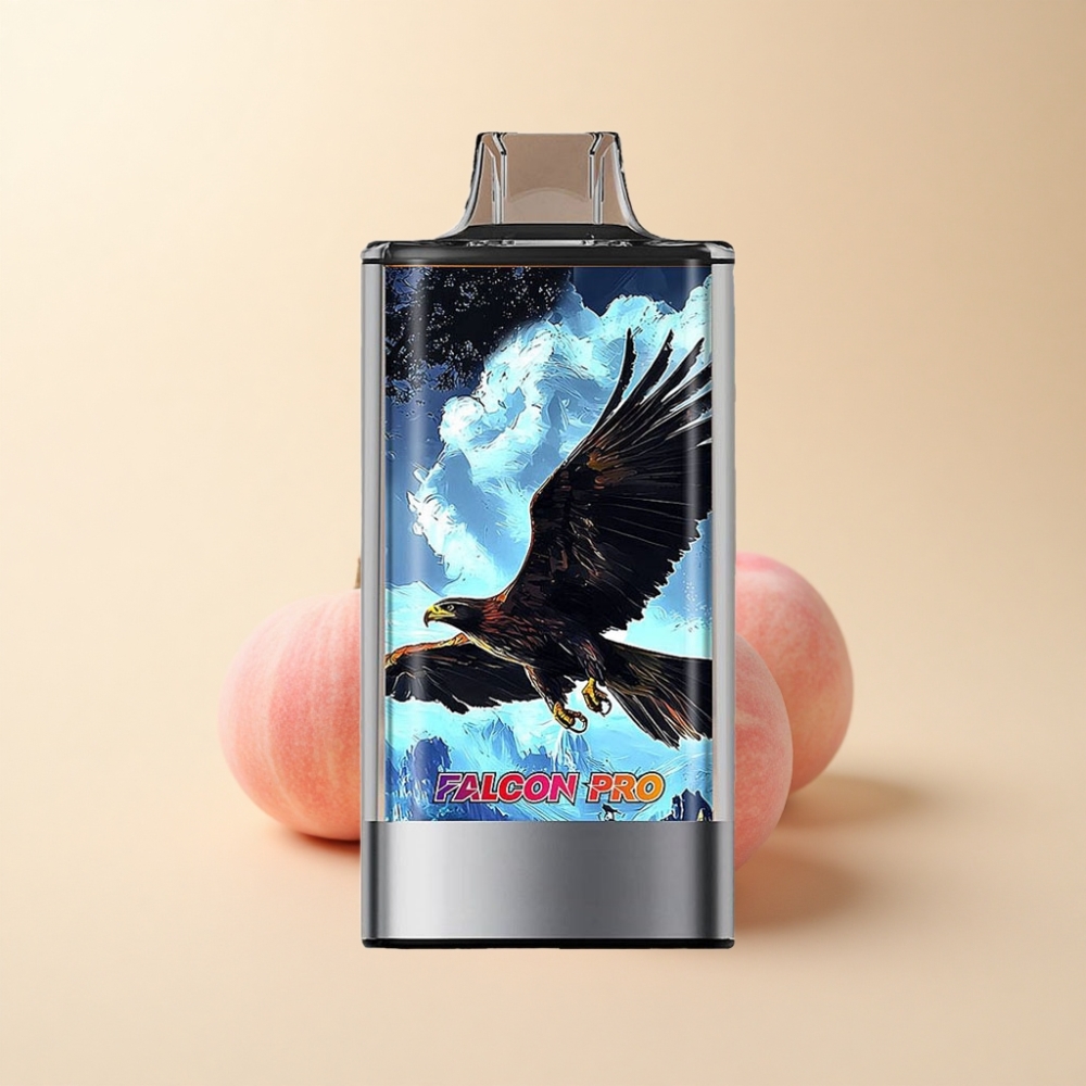 JNR Falcon Pro 28000 Hvit Fersken Bringebær 30ml 950mAh