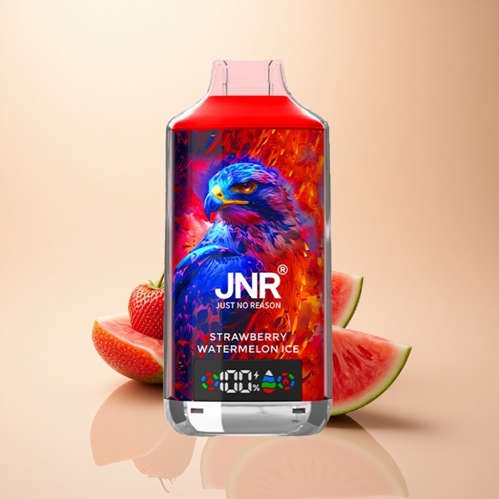 JNR Falcon X 18000 Puffs 750mAh Type-C Jordbær Vannmelon Is
