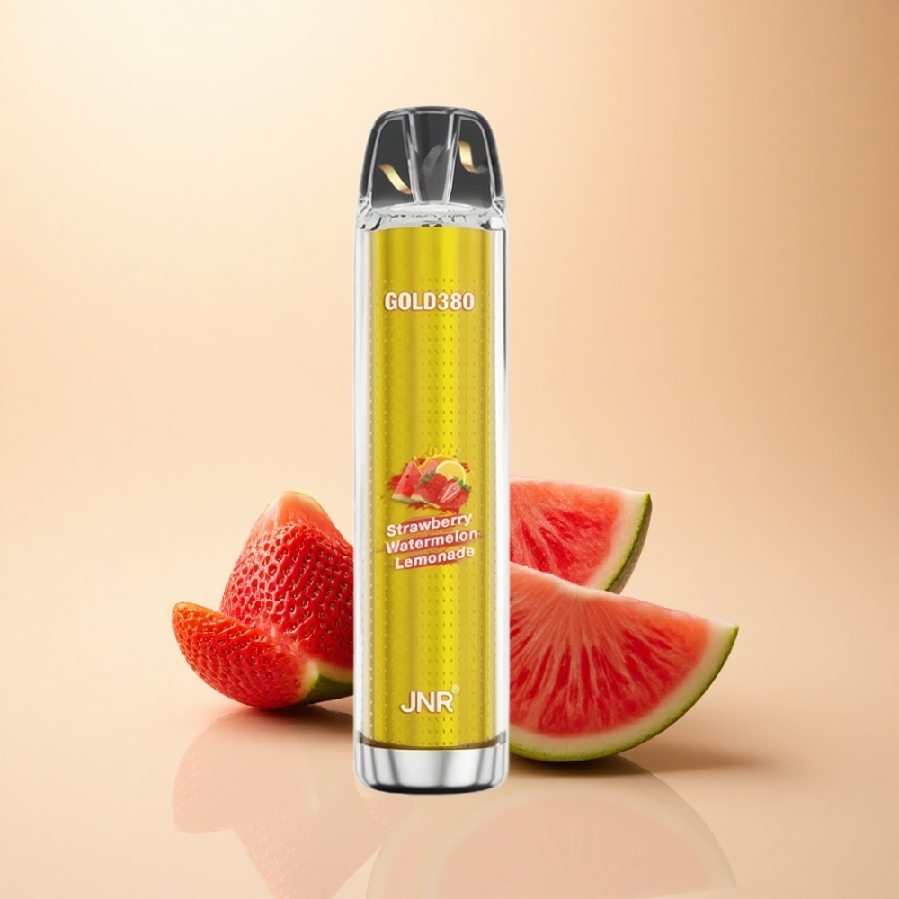 JNR Gold380 6000 Puffs 13ml Jordbær Vannmelon Lemonade