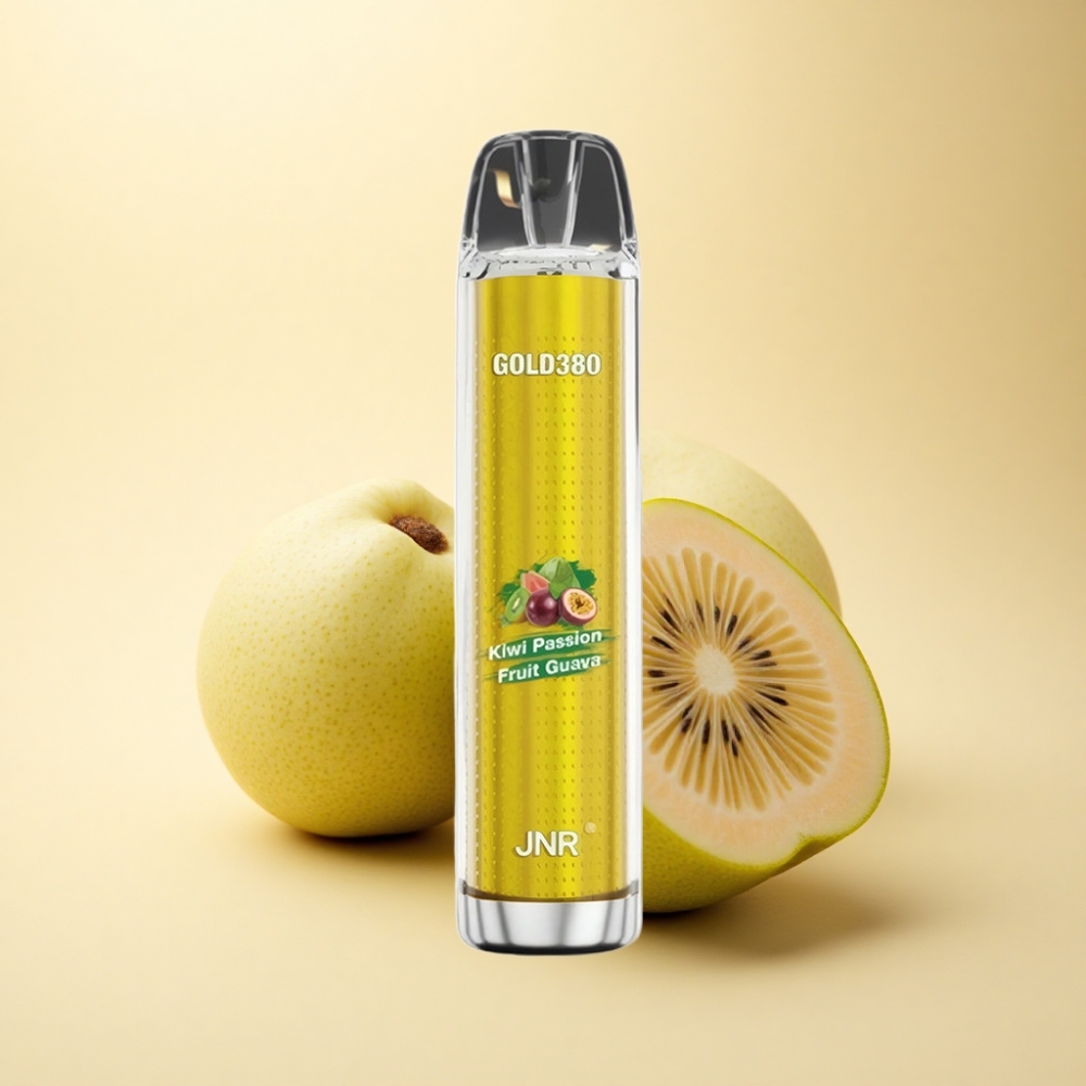 JNR Gold380 6000 Puffs 13ml Kiwi Pasjonsfrukt Guava