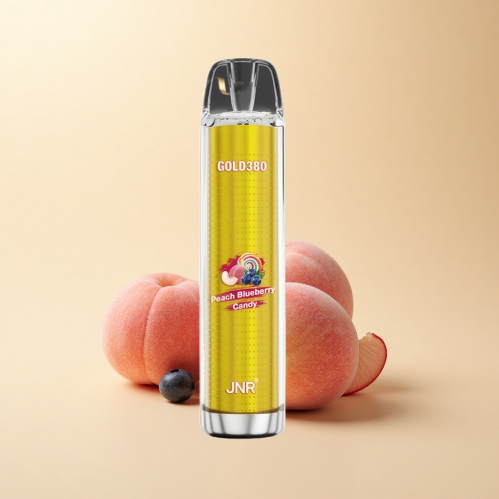 JNR Gold380 6000 Puffs 1500mAh Fersken Blåbær