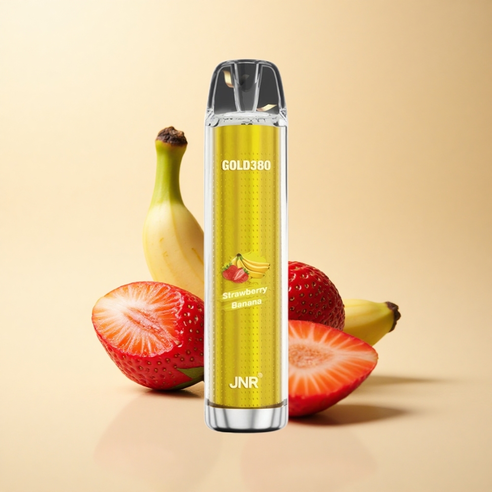 JNR Gold380 6000 Puffs 1500mAh Jordbær Banan
