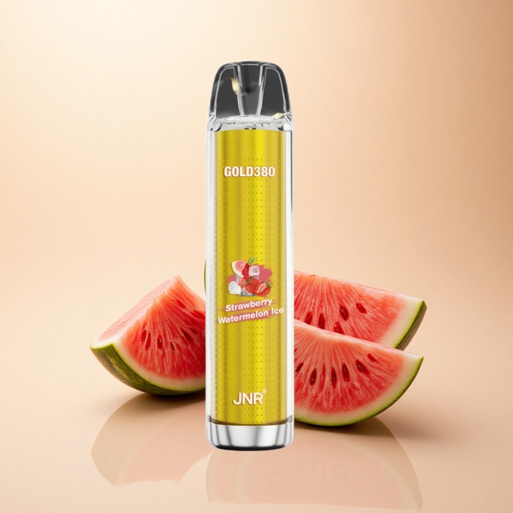 JNR Gold380 6000 Puffs 1500mAh Jordbær Vannmelon Is