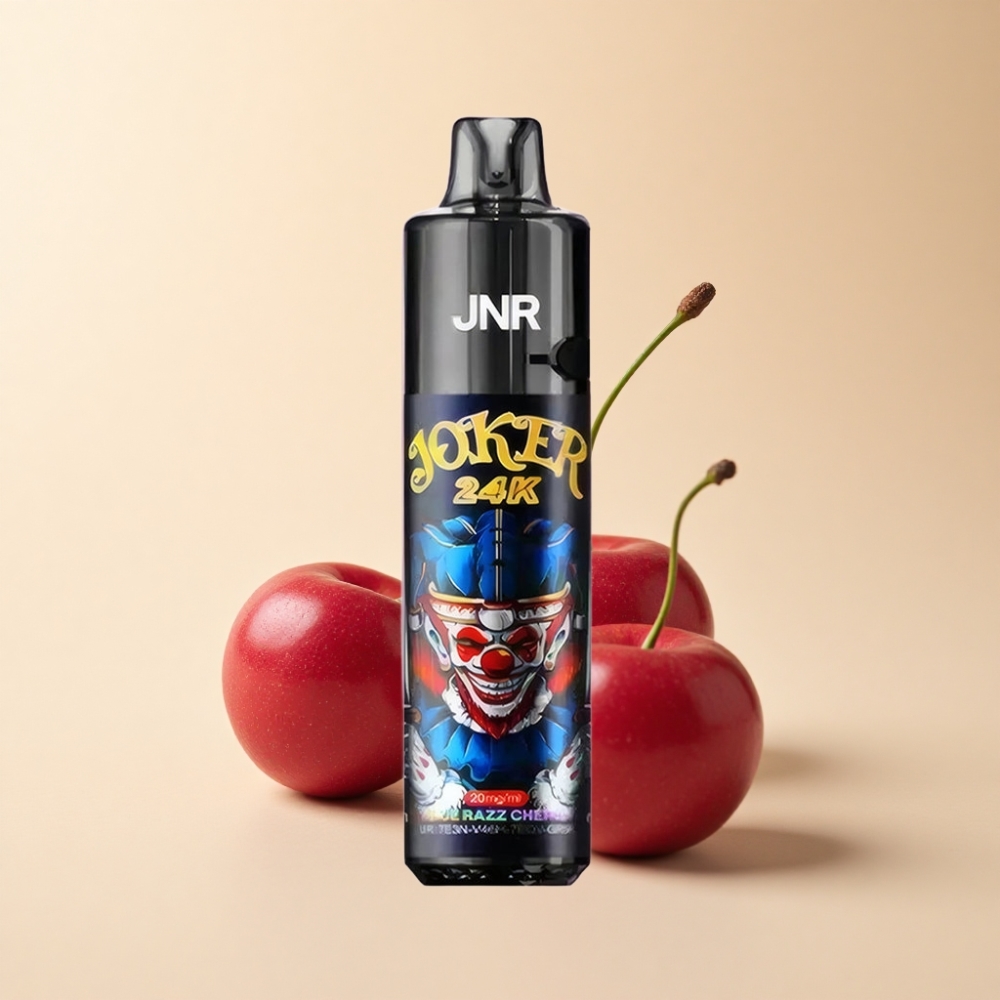 JNR Joker 24K Puffs Blå Bringebær Kirsebær Refillbar Pod 800mAh