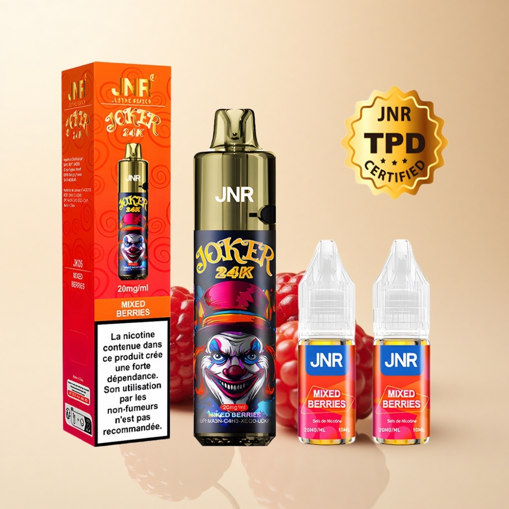 JNR Joker 24K Puffs Blandede Bær 800mAh Type-C
