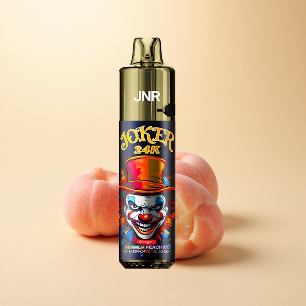 JNR Joker 24K Puffs Synlig E-væske Nivå 800mAh Sommerskogsylt Is
