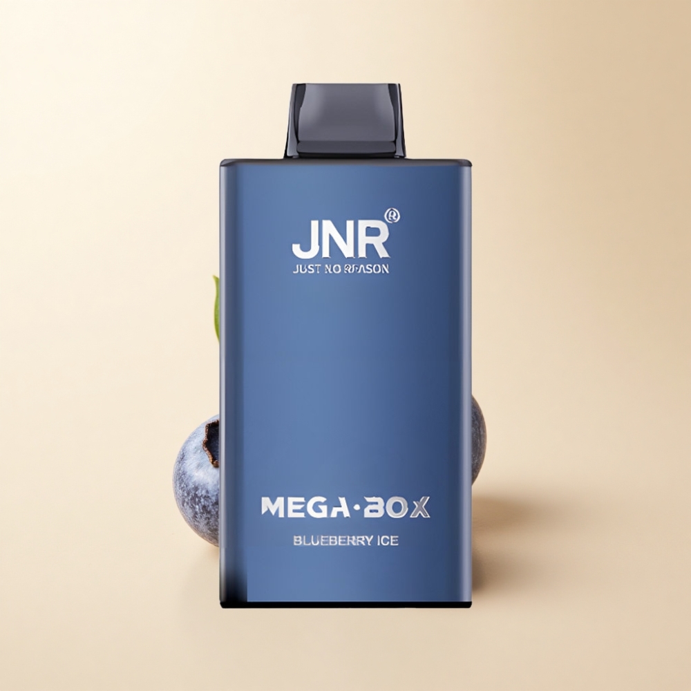 JNR Mega Box 25000 Puffs 30ml Blåbær Is