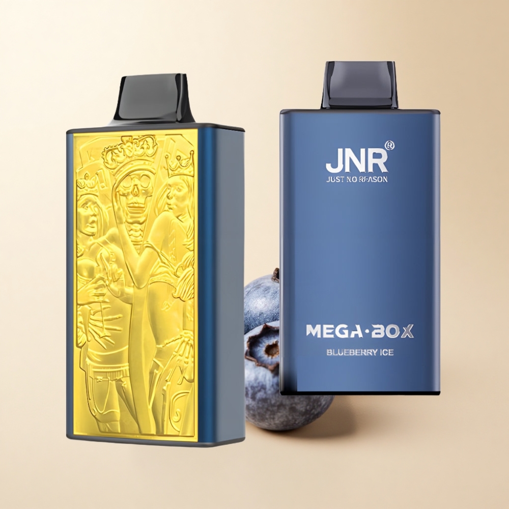JNR Mega Box 25000 Puffs 30ml Blåbær Is