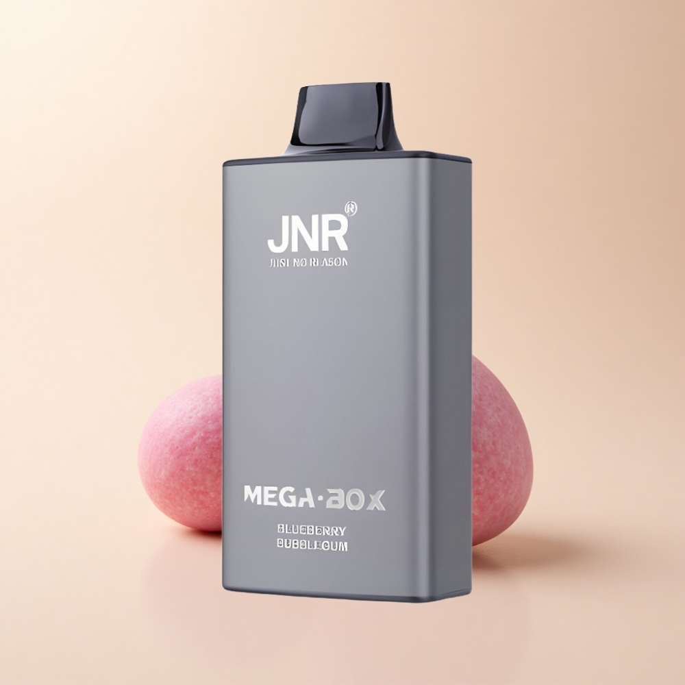 JNR Mega Box 25000 Puffs 30ml Blåbær Tyggis