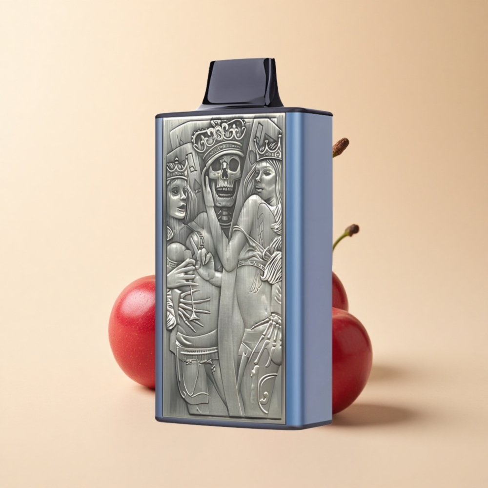 JNR Mega Box 25000 Puffs 30ml Blåbringebær Kirsebær
