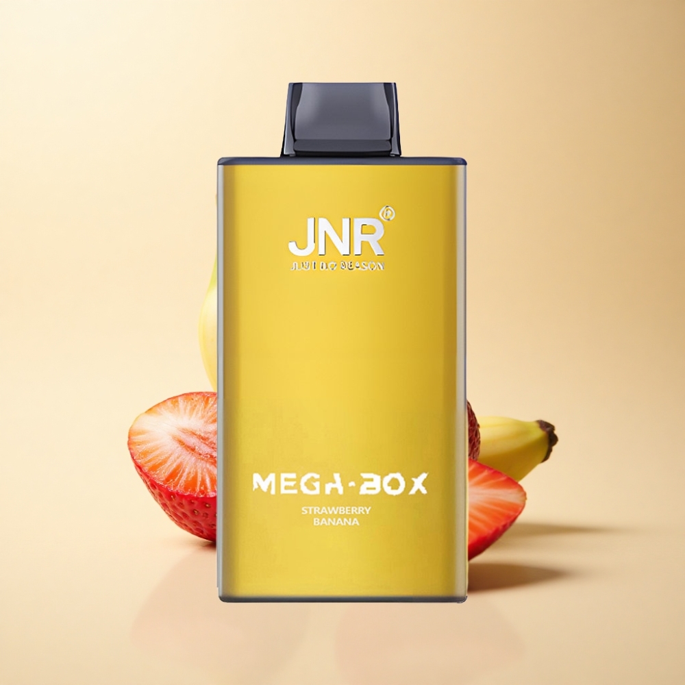 JNR Mega Box 25000 Puffs 30ml Jordbær Banan