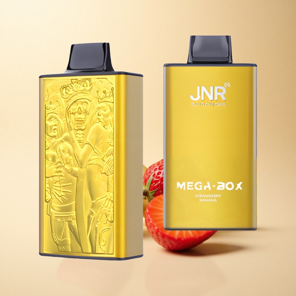JNR Mega Box 25000 Puffs 30ml Jordbær Banan