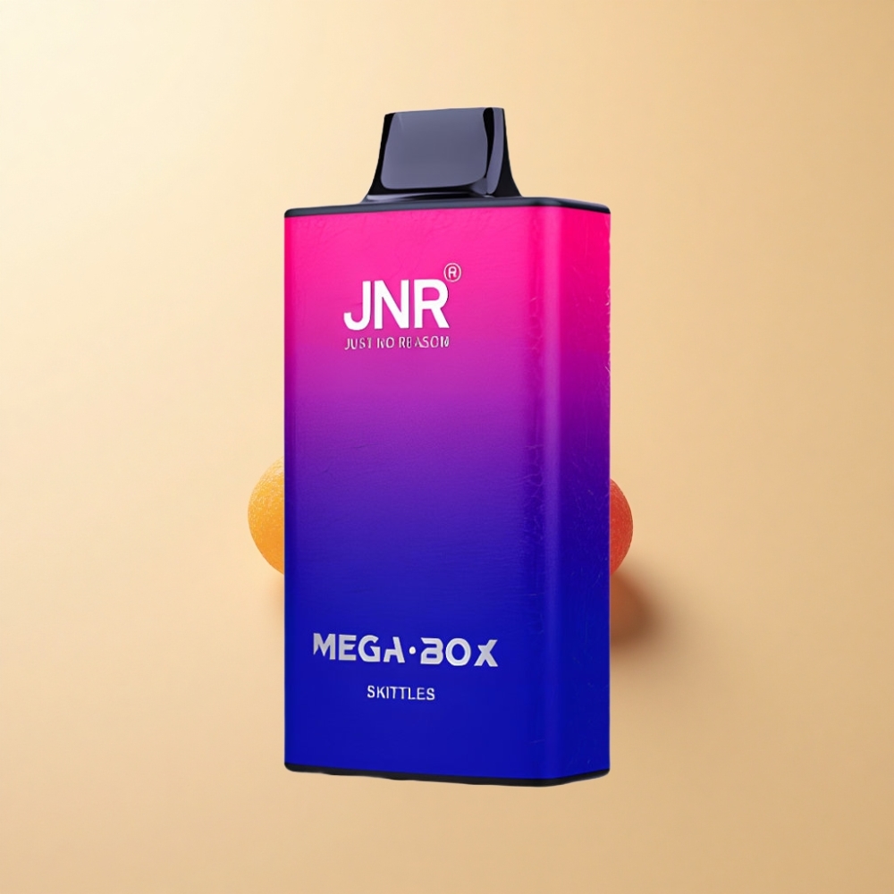 JNR Mega Box 25000 Puffs 30ml Regnbue