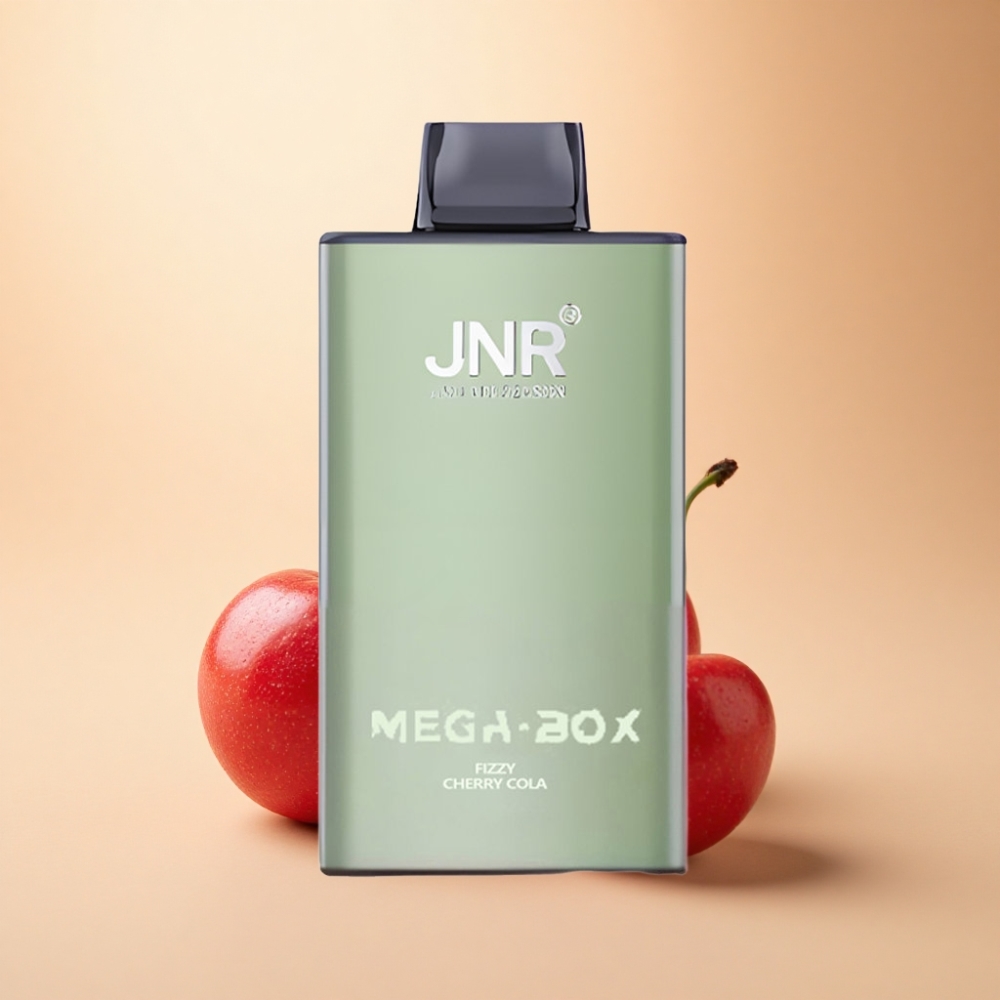 JNR Mega Box 25000 Puffs 30ml Sprudlende Kirsebær Cola