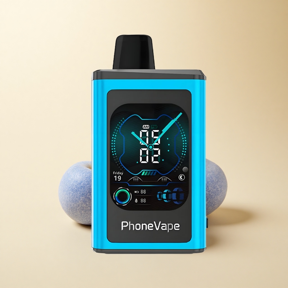 JNR PhoneVape 30000 puffs Turbo Blåbringebær Is Appstyrt