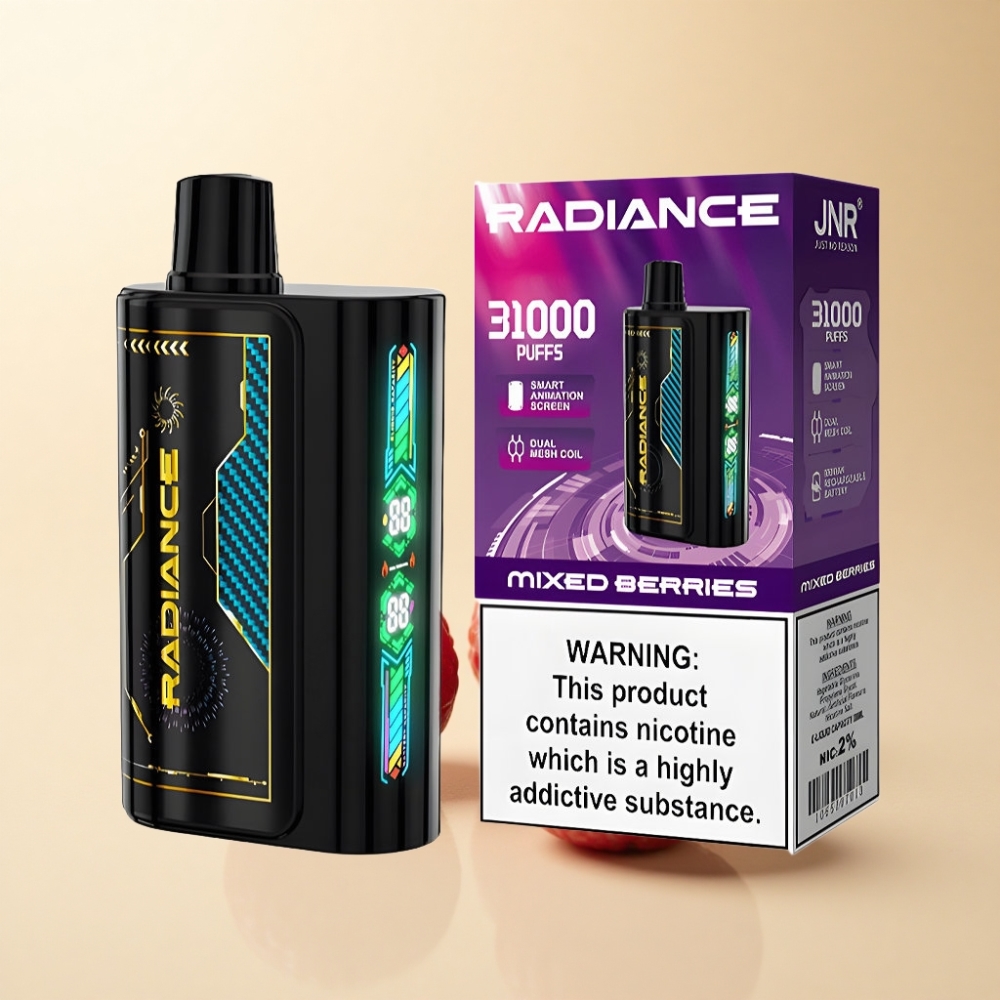 JNR Radiance 31000 Puffs Smart Skjerm Blandede Bær