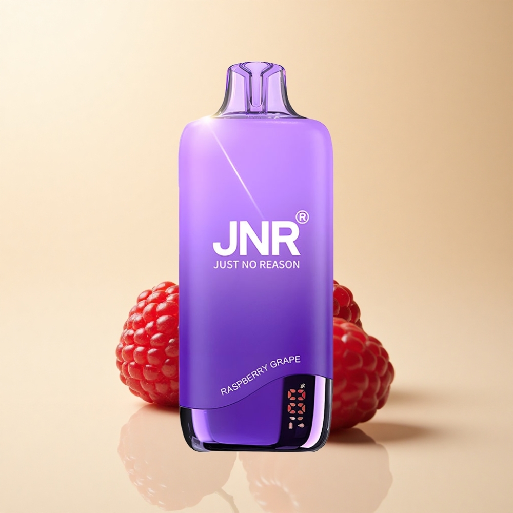 JNR Rainbow 10500 Puffs 18ml Bringebær Drue USB-C