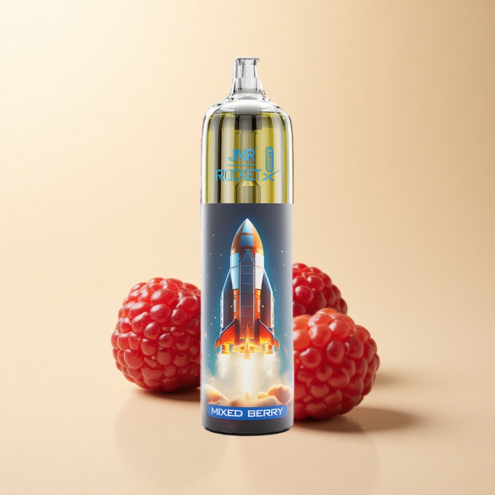 JNR Rocket-X 12400 Puffs Justerbar Luftstrøm RGB Blandede Bær