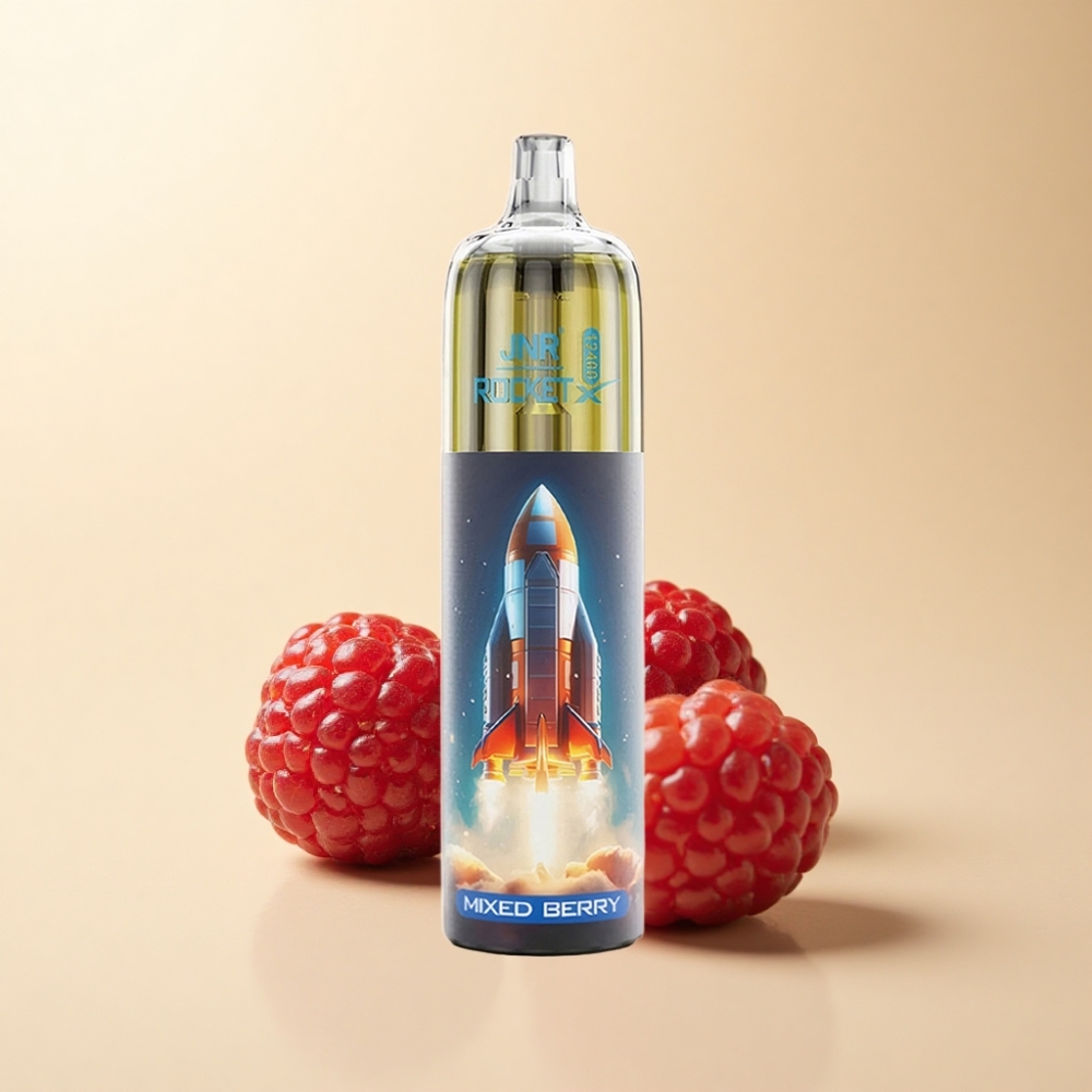 JNR Rocket-X 12400 Puffs Justerbar Luftstrøm RGB Blandede Bær
