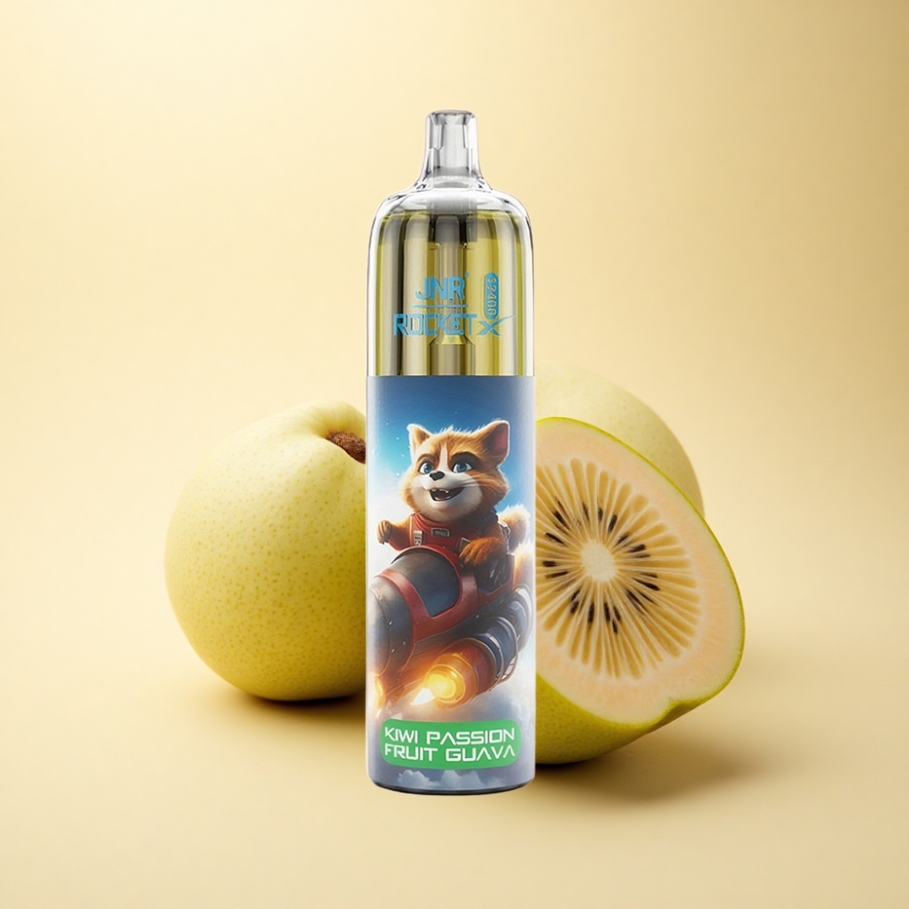 JNR Rocket-X 12400 Puffs Justerbar Luftstrøm RGB Kiwi Pasjonsfrukt Guava