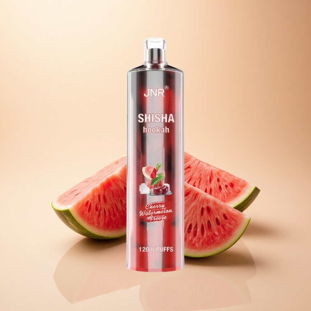 JNR Shisha Hookah 12000 Puffs 24ml Kirsebær Vannmelon Kjølig