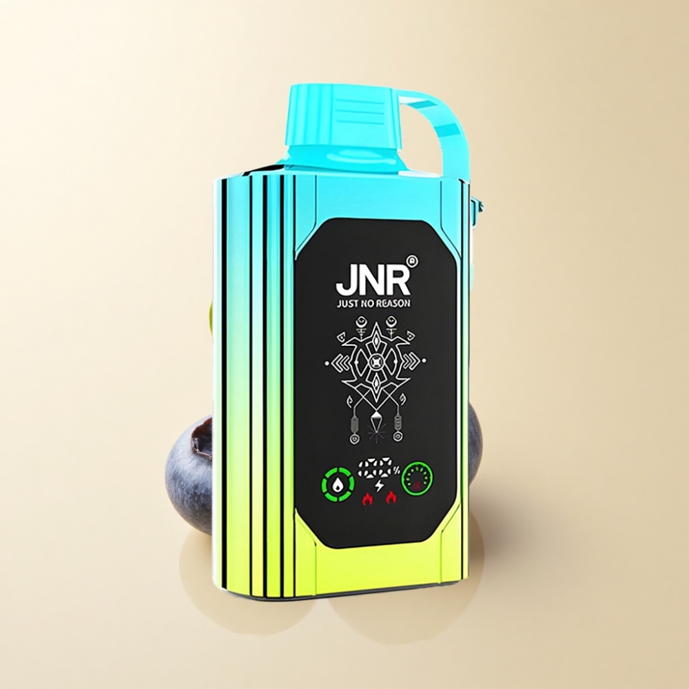 JNR Shisha Hookah Box 20500 Puffs HD Display 1000mAh Blåbær Mynte