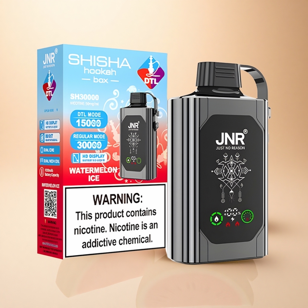JNR Shisha Hookah Box 20500 Puffs HD Display 1000mAh Vannmelon Is