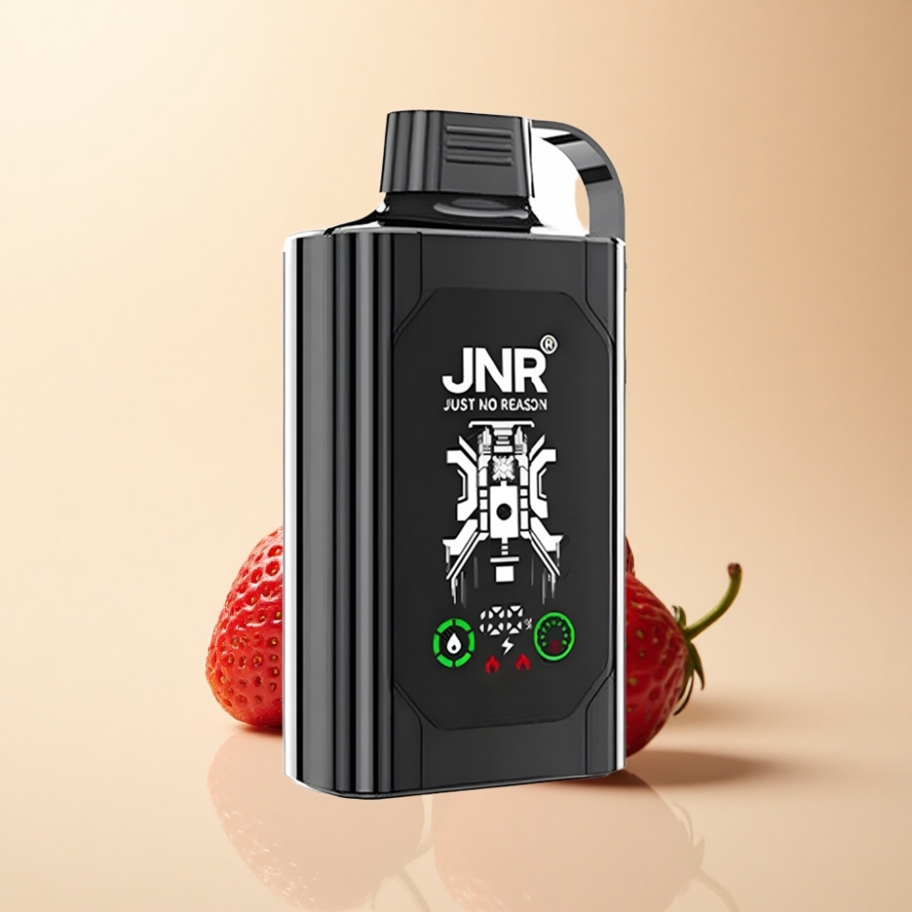 JNR Shisha Hookah Box 20500 Puffs HD Display Type-C Jordbær Drue