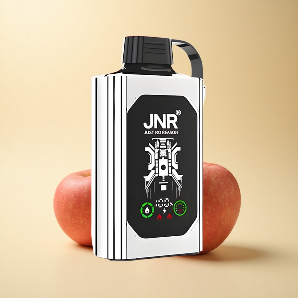 JNR Shisha Hookah Box 20500 Puffs HD Skjerm Dobbel Eple 25ml