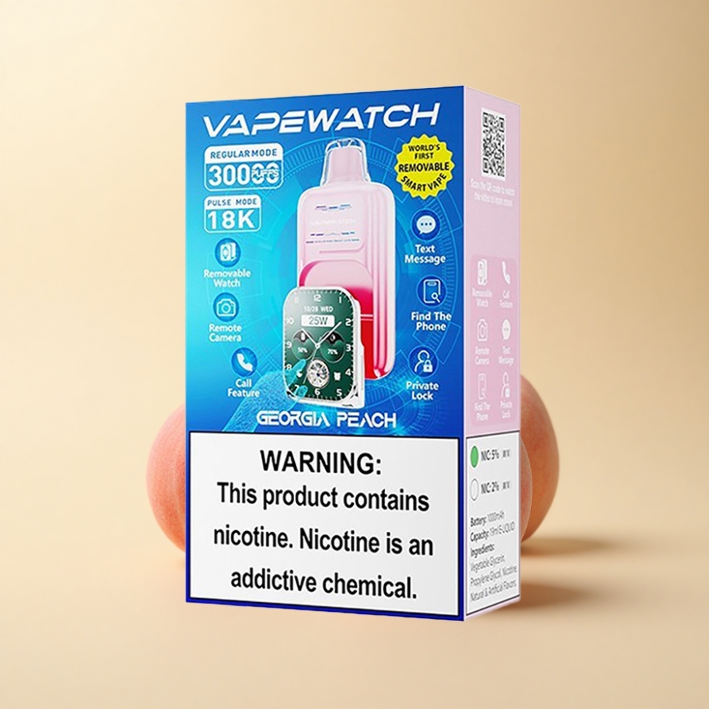 JNR VapeWatch 30000 Puffs 1000mAh Type-C Georgia Fersken