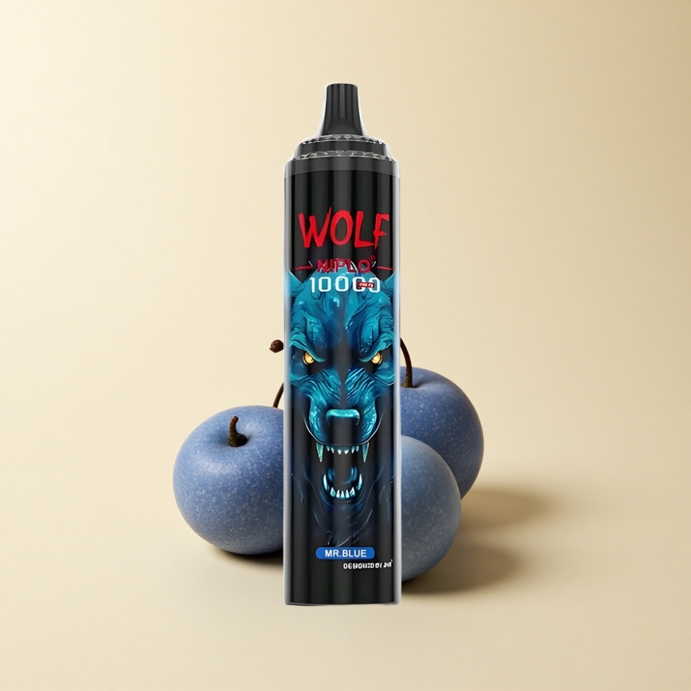JNR Wolf Niplo 10000 Puffs 1.0 Ohm 20ml Herr Blå