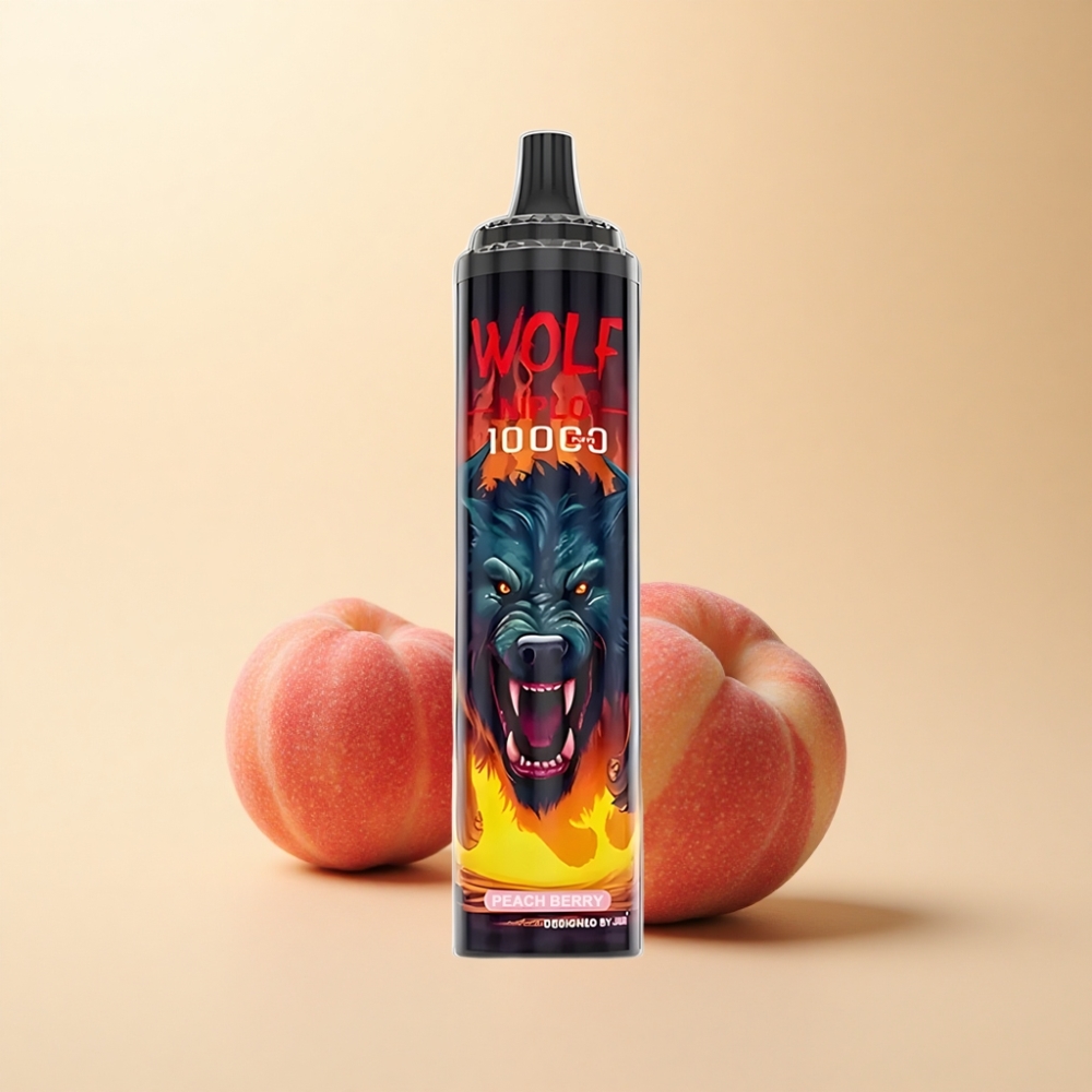 JNR Wolf Niplo 10000 Puffs 20ml Ferskenbær Type-C