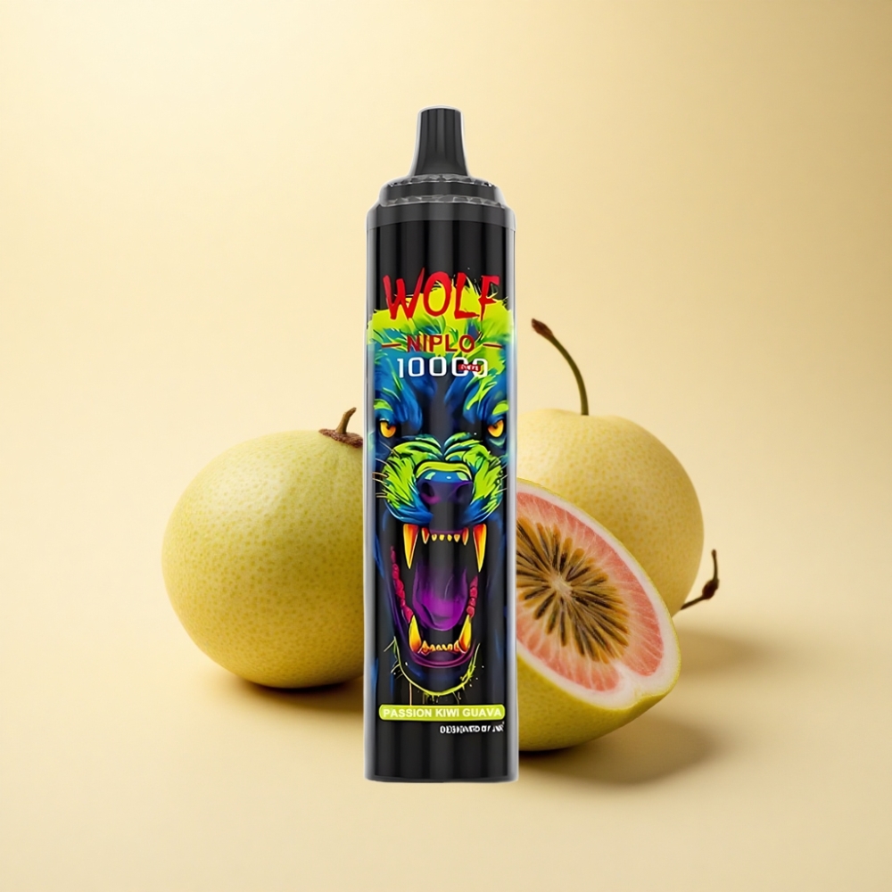JNR Wolf Niplo 10000 Puffs 20ml Passionsfrukt Kiwi Guava
