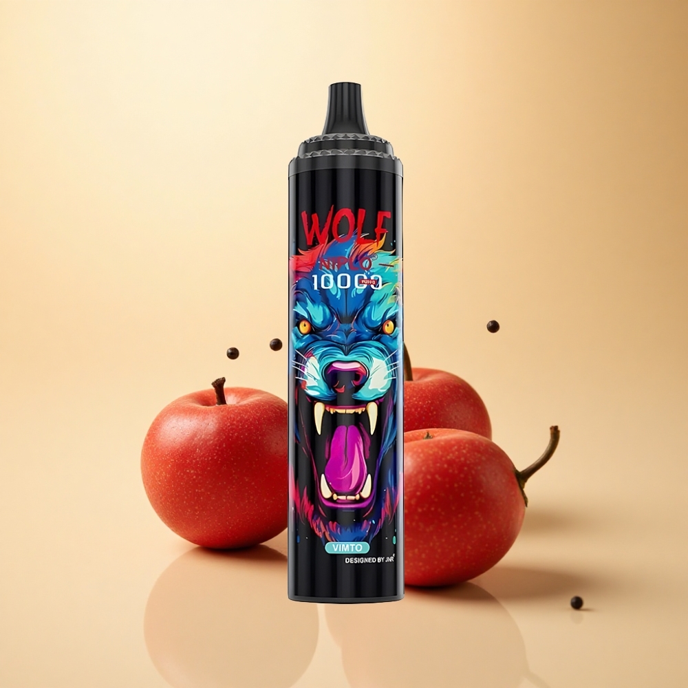 JNR Wolf Niplo 10000 Puffs 20ml Vimto