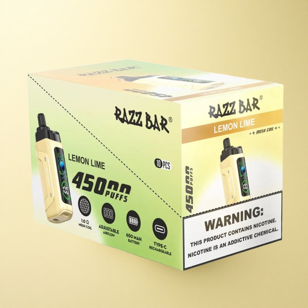 Razz Bar 45000 Puffs 1.0 Ohm Sitron Lime