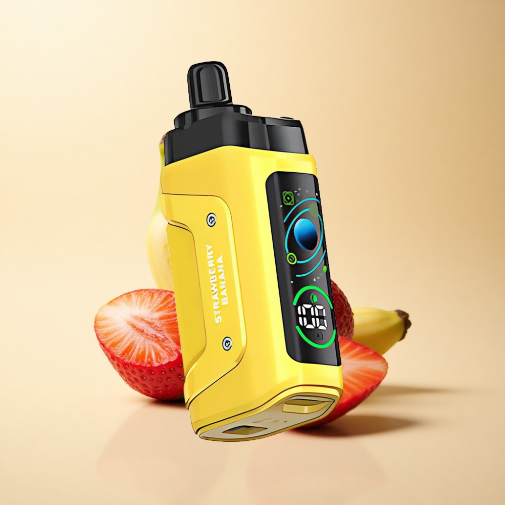 Razz Bar 45000 Puffs 1.0 Ohm Type-C Jordbær Banan