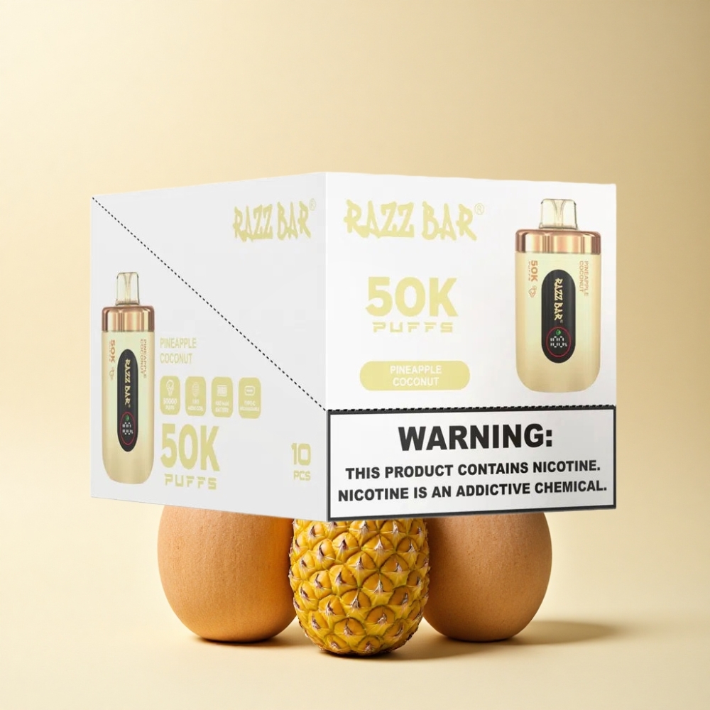 Razz Bar 50K Puffs 1.0 Ohm Mesh Ananas Kokos